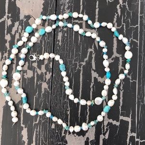 Authentic Honora Pearl and Gemstone Necklace